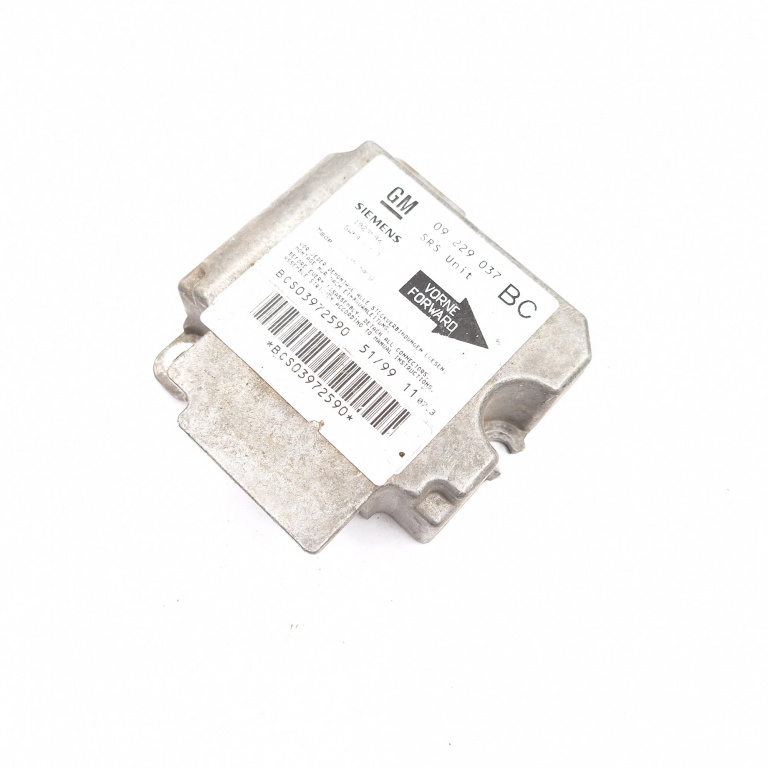 Centralina Airbag Opel ASTRA G 1998 - 2009 1923594, 5WK4168, 09229037BC, BCS03972590, 09229037