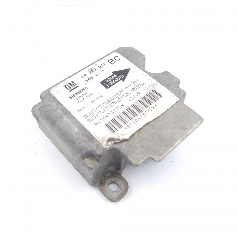Centralina Airbag Opel Astra G 1998-2009 1923594, 5Wk42923, 09229037Bc, Bcs0413772W Siemens