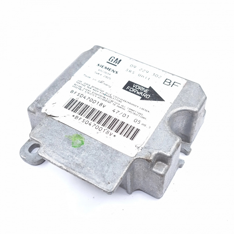 Centralina Airbag Opel Astra G 1998-2009 2.0 Dti 16V X 20 Dth Motorina 09229302Bf, 09229302, 5Wk42925, 1923594, Bfs0470018V Siemens