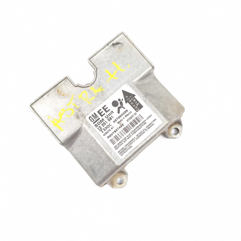 Centralina Airbag Opel Astra H 2004-2012 13251081, 327963935, 405678A1, Rqv7B27Aee Temic