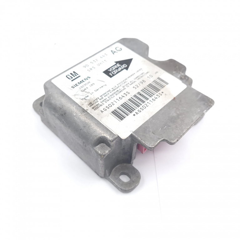 Centralina Airbag Opel Corsa B 1993-2000 90532443, 90532443Ag, 5Wk4189, Ags0211643S, 1923594 Siemens