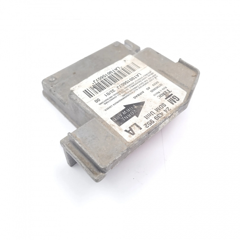 Centralina Airbag Opel Corsa C 2000-2006 1.0 Benzina 24439952, 24439952La, 327963935, Lat0015657J, 0433A5 Temic