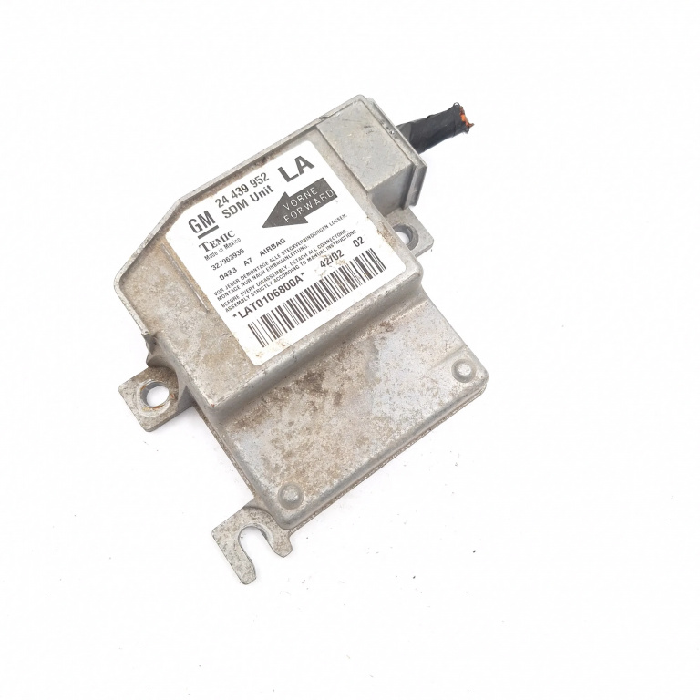 Centralina Airbag Opel CORSA C 2000 - 2006 24439952, 327963935, LAT0106800A, 24439952LA, 0433A7