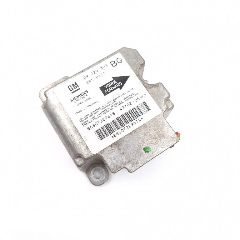 Centralina Airbag Opel ZAFIRA A (F75) 1999 - 2005 09229303, 330518650, 5WK42926, BGS0722961S, 09229303BG