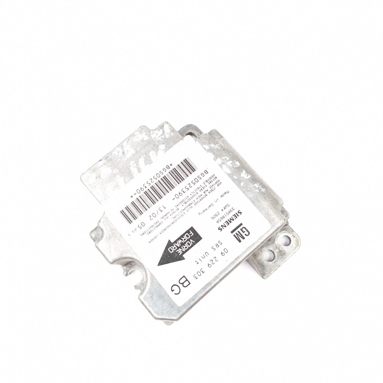 Centralina Airbag Opel Zafira A (F75) 1999-2005 09229303, 330518650, 5Wk42926, Bgs0525390, 09229303Bg Siemens