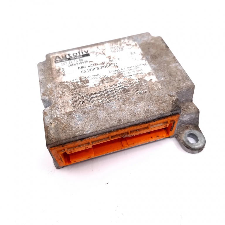Centralina Airbag Peugeot 206 1998-2013 1.4 I Kfw (Tu3Jp) Benzina 9660349980, 602327300, Rbgacu3V06C Autoliv