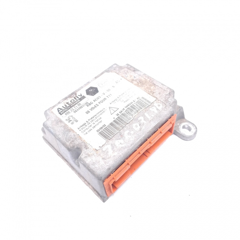 Centralina Airbag Peugeot 206 1998-2013 600237100, 9644903380, 5Egamf0440249B, Sx6181119082002, Rbgacu3V08B Autoliv