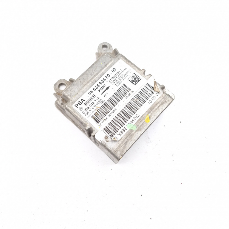 Centralina Airbag Peugeot 207 2006 - 2014 9663593480, 966359348000, 0285010112, RBGA7C12CEM00, 5EYBBE0644292