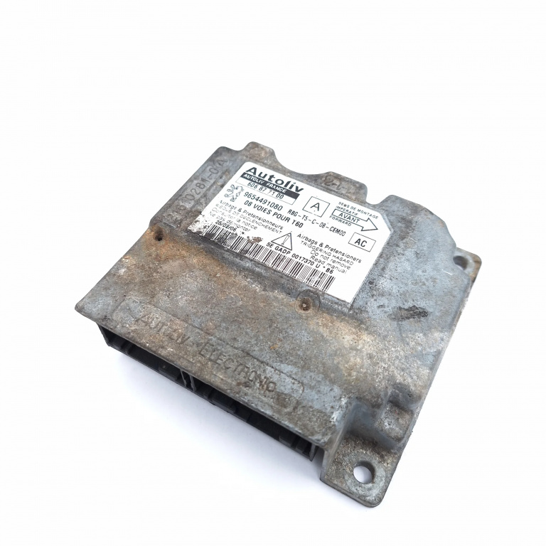 Centralina Airbag Peugeot 307 2001-2008 1.6 Hdi 9Hv (Dv6Ated4) Motorina 9654491080, 606877100, Rbgt5C08Cem00, 5Egadp0017370U, 216102810A Autoliv
