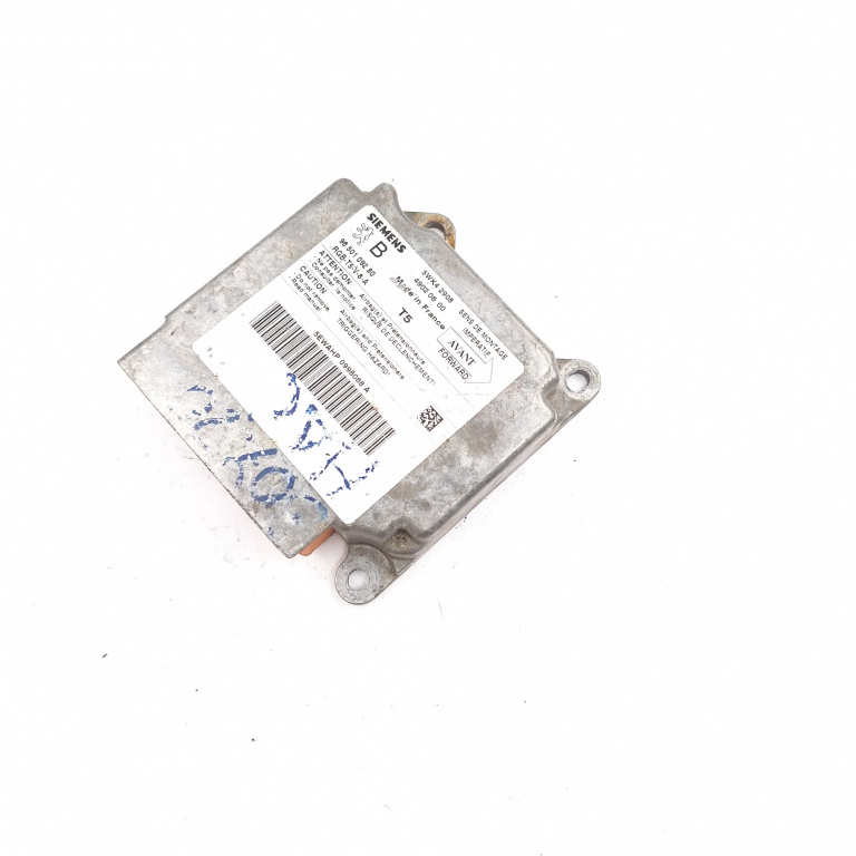 Centralina Airbag Peugeot 307 2001 - 2008 9650109280, 5WK42908, 49020600, 5EWAHP0998088A, RBGT5V8A