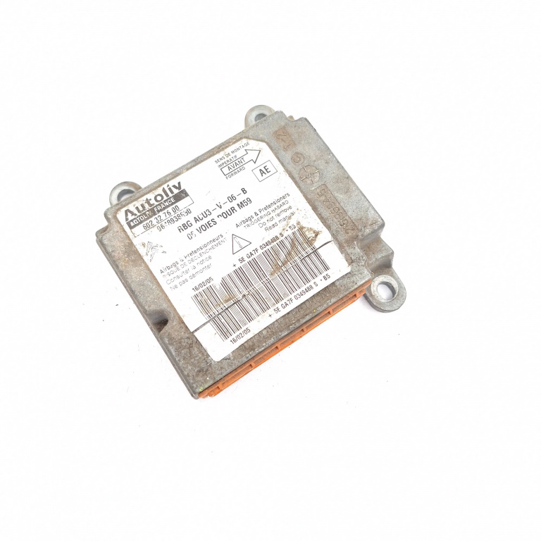 Centralina Airbag Peugeot PARTNER 1 1996 - 2013 9648938880, 602327600, RBGACU3V06B, 5EGA7F0349488S, 216196945, 216196958B