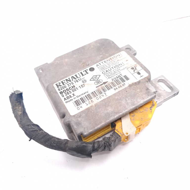 Centralina Airbag Renault Clio 2 / Symbol 1 1998-2008 8200375761, 0285001157, 041280247, Kb4D983513 Bosch