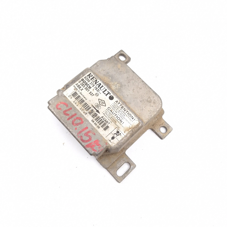 Centralina Airbag Renault CLIO 2 / SYMBOL 1 1998 - 2008 8200375763, 0285001537, 041611268, KBEX031653