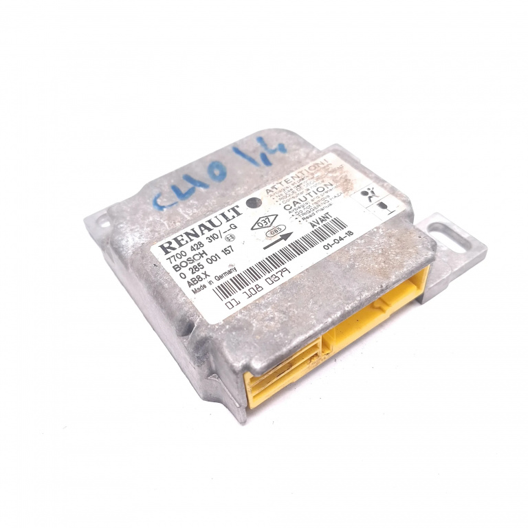Centralina Airbag Renault Clio 2 / Symbol 1 1998-2008 7700428310, 0285001157, 011080879, Kb4D546951 Temic