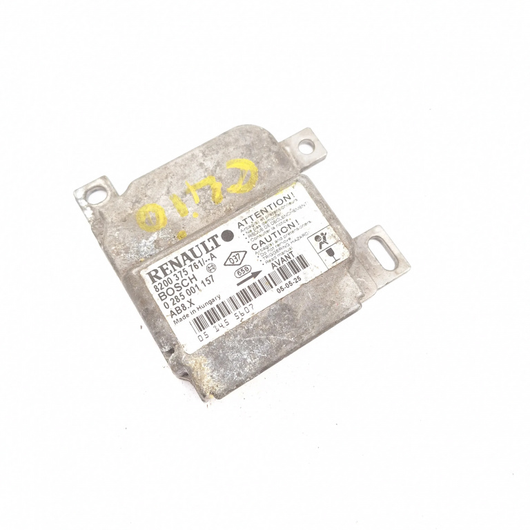 Centralina Airbag Renault CLIO 2 / SYMBOL 1 1998 - 2008 8200375761A, 0285001157, 051455607, KB4D15125A