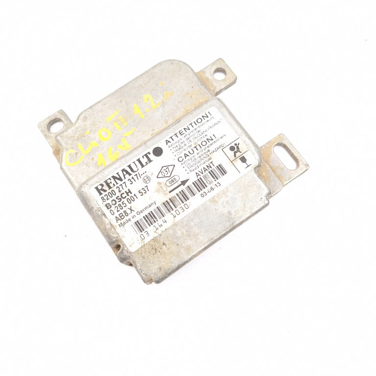 Centralina Airbag Renault CLIO 2 / SYMBOL 1 1998 - 2008 8200277317, 0285001537, 031641030