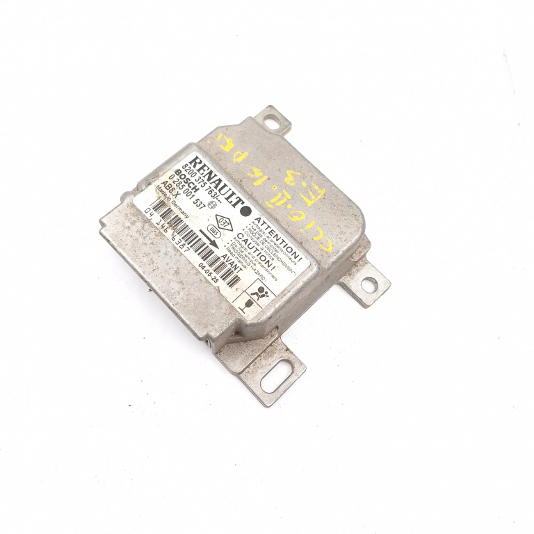 Centralina Airbag Renault CLIO 2 / SYMBOL 1 1998 - 2008 8200375763, 0285001537, 041466387, KBEX010575