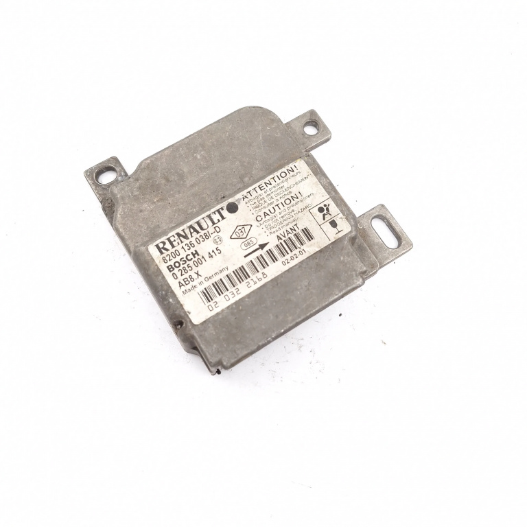 Centralina Airbag Renault CLIO 2 / SYMBOL 1 1998 - 2008 8200136038D, 0285001415, 020322168