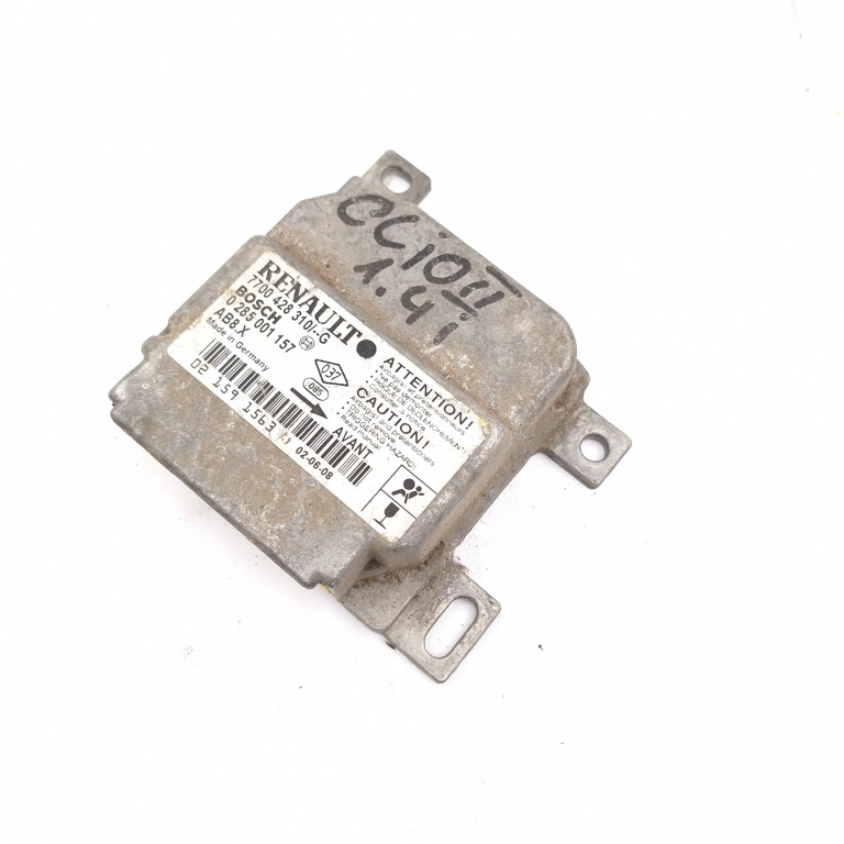 Centralina Airbag Renault CLIO 2 / SYMBOL 1 1998 - 2008 7700428310G, 0285001157, 021591563, KB4D698073