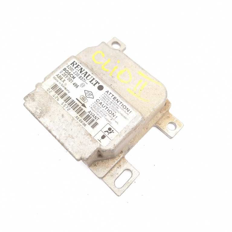 Centralina Airbag Renault CLIO 2 / SYMBOL 1 1998 - 2008 8200230857, 0285001496, 021265572