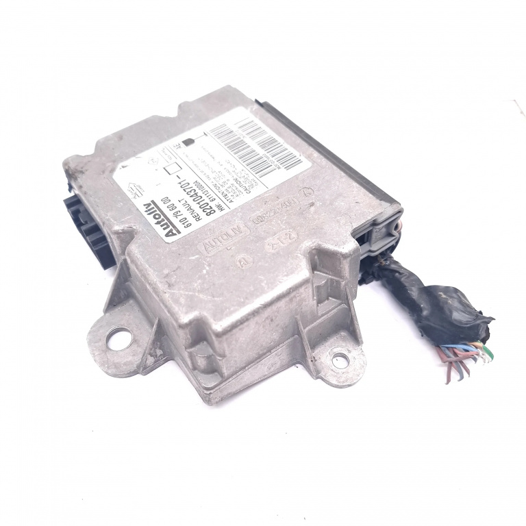 Centralina Airbag Renault Clio 3 2005-2012 8201043701, 610796000, 611131000A, 609221400A, M201D376853 Autoliv