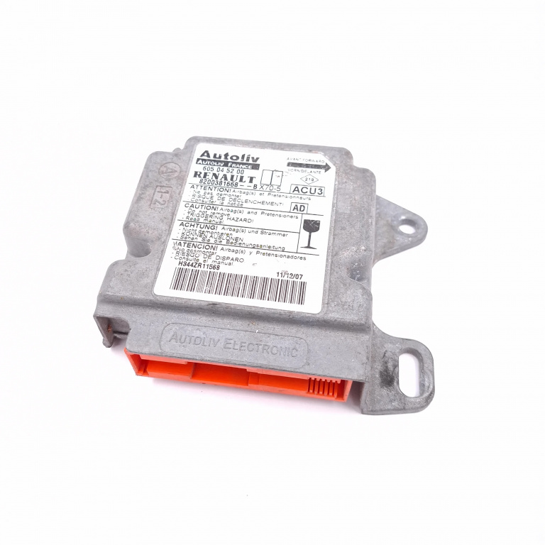 Centralina Airbag Renault MASTER 2 1998 - 2010 8200381668, 605045200, 8200381668B, H344ZR11568
