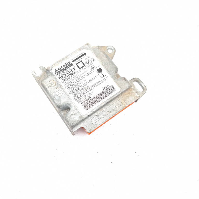 Centralina Airbag Renault MEGANE 1 1995 - 2002 600639400, 8200117651A, B265H200198