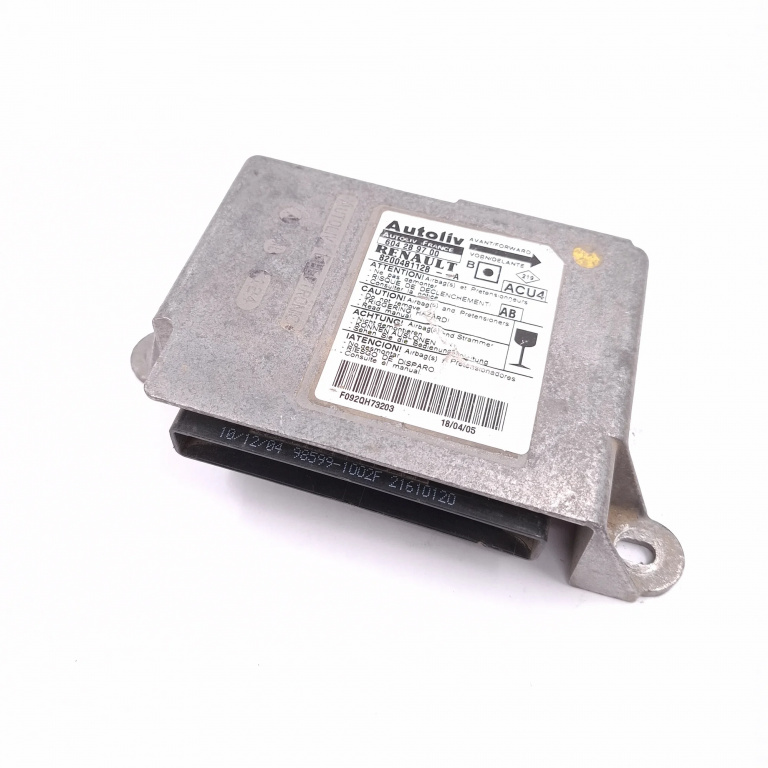 Centralina Airbag Renault Megane 2 2002-2010 8200481128A, 985991002F, 21610120, 604289700, F092Qh73203 Autoliv