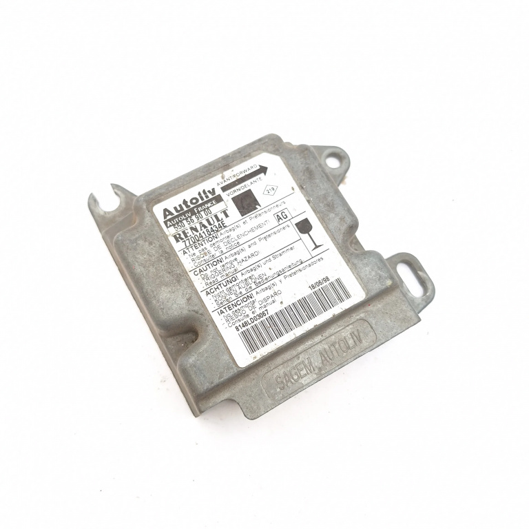 Centralina Airbag Renault Scenic 1 / Megane Scenic (Ja0/1) 1996-2003 550569000, 7700418434E, 8148Ld03067 Autoliv