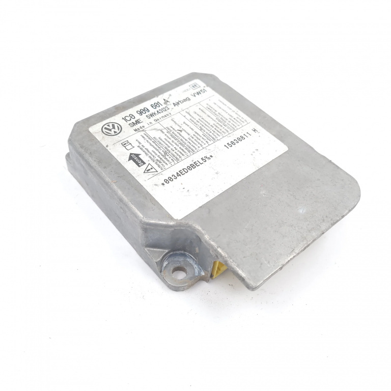 Centralina Airbag Skoda Fabia 1 1999-2007 1C0909601A, 5Wk43123, 15030811H, 0034Ed0Bel5