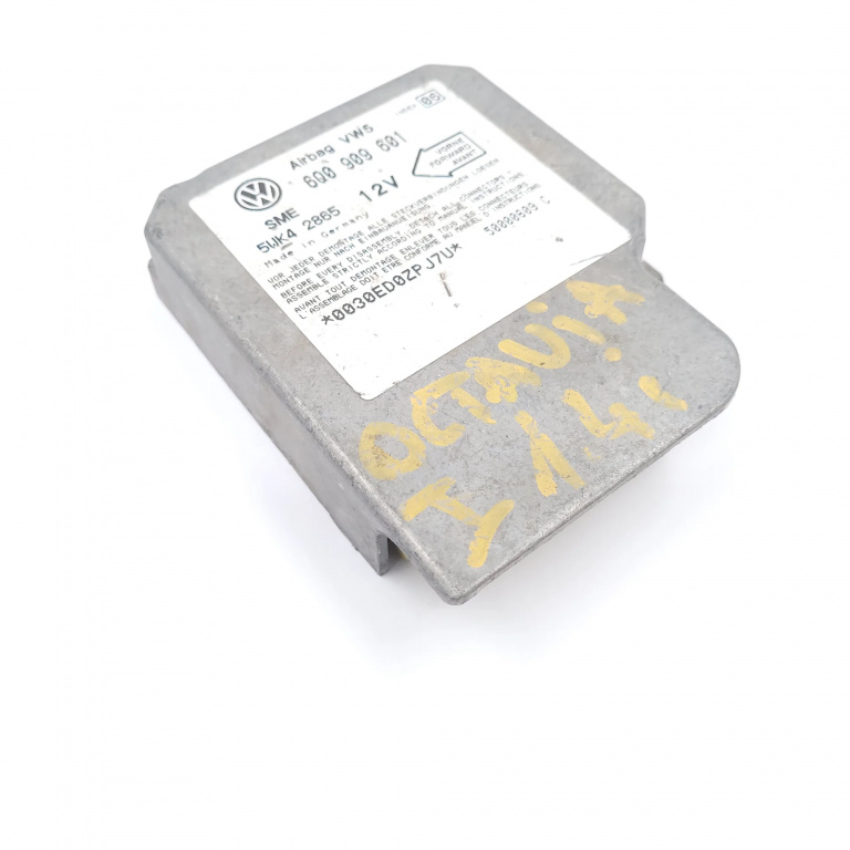 Centralina Airbag Skoda Octavia 1 (1U) 1996-2010 6Q0909601, 5Wk42865, 50000609C, 0030Ed0Zpj7U