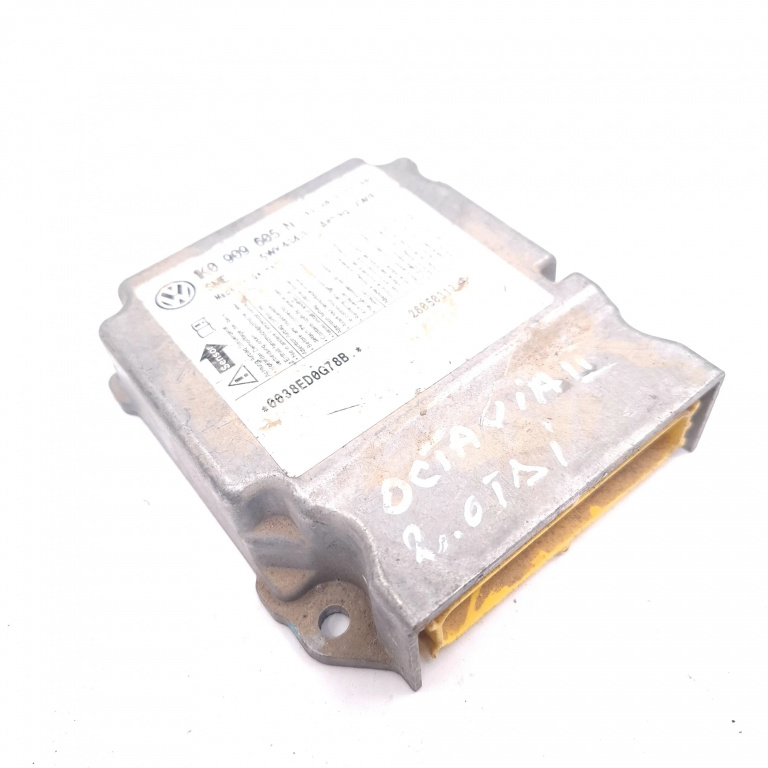 Centralina Airbag Skoda Octavia 2 (1Z) 2004-2013 1K0909605N, 5Wk43413, 03H015S2100, 26050312, 0038Ed0G78B