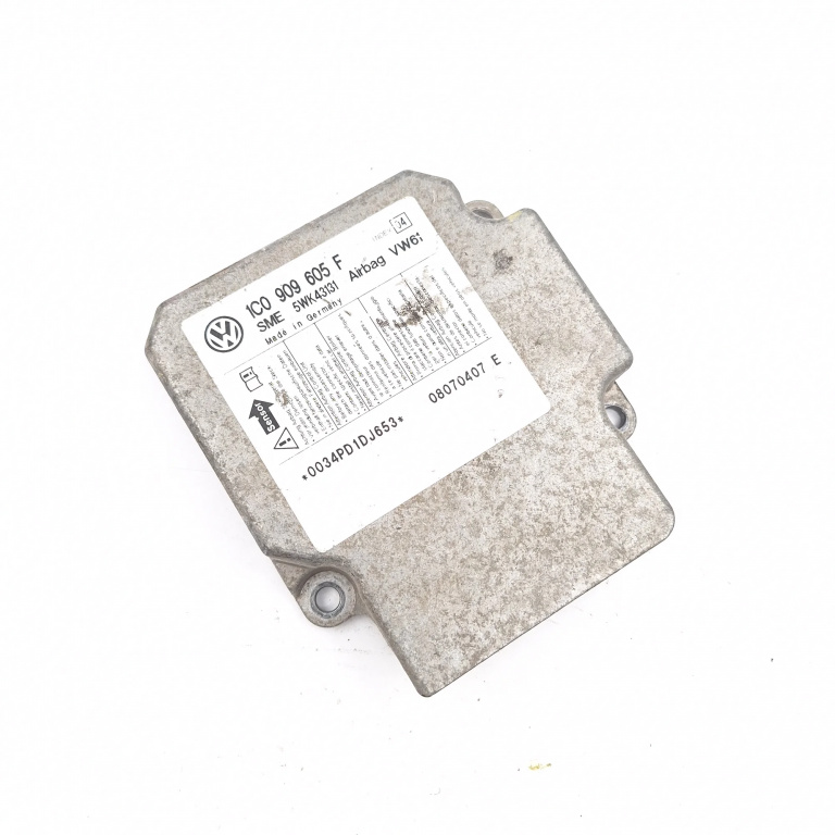 Centralina Airbag Skoda SUPERB 1 (3U) 2001 - 2008 1C0909605F, 5WK43131, 08070407E, 0034PD1DJ653