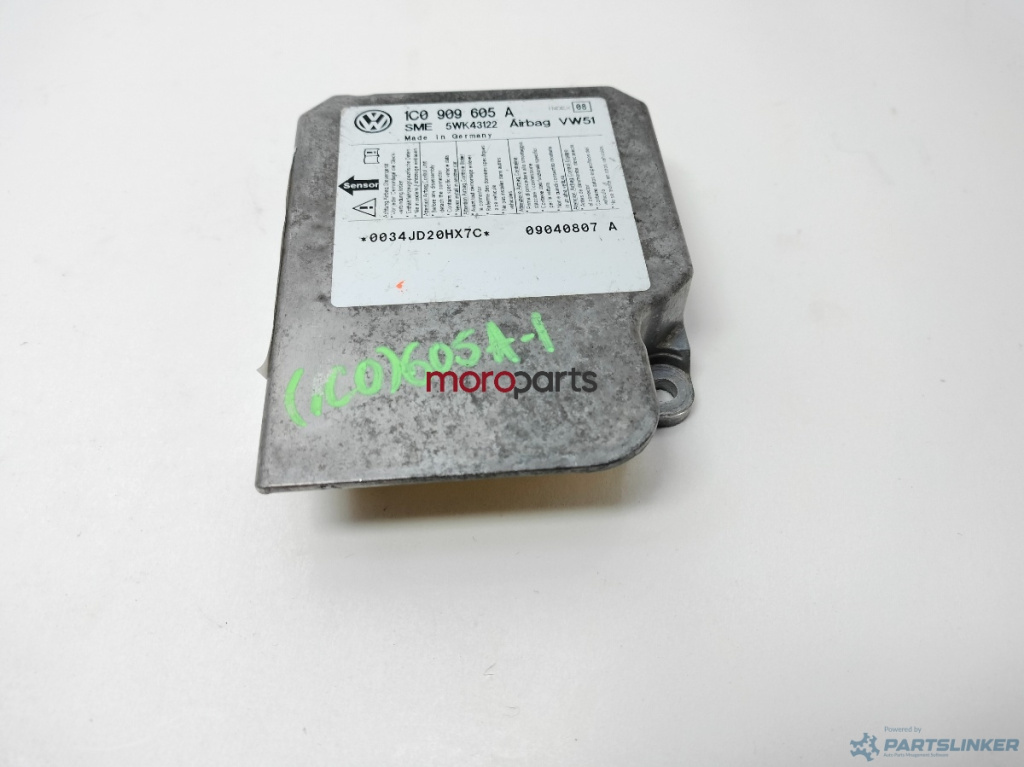 Centralina airbag Volkswagen Golf 4 (1997-2006) OEM 1C0909605A
