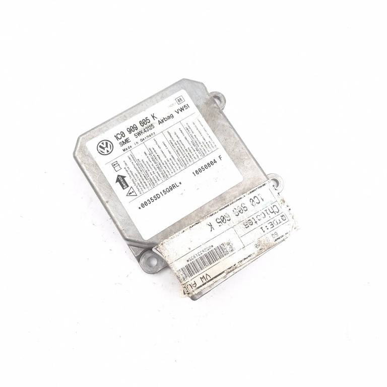 Centralina Airbag Vw Fox (5Z1, 5Z3) 2003-2011 1C0909605K, 5Wk43125, 16050804F, 0035Sd15G9Rl Sme
