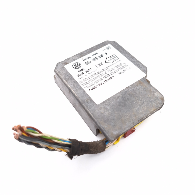 Centralina Airbag Vw Golf 4 1997-2004 1.6 16V Aus Benzina 6Q0909605A, 6Q0909605, 6Q0 909 605 A, 6Q0 909 605, 5Wk42867, 5Wk4 2867 Sme