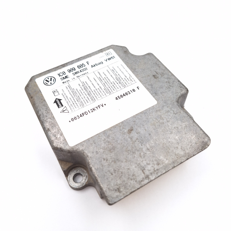 Centralina Airbag Vw Golf 4 1997-2004 1.9 Tdi Axr Motorina 1C0909605F, 5Wk43131, 45040310 Sme