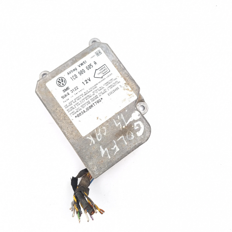 Centralina Airbag VW GOLF 4 1997 - 2004 1C0909605A, 5WK43122, 03020406D, 0034JD0RT70G
