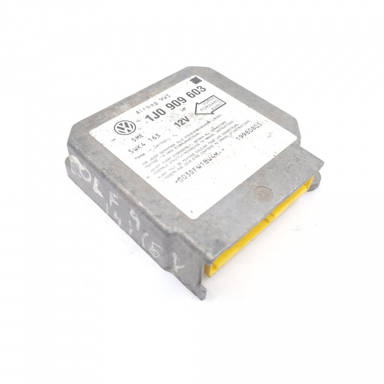 Centralina Airbag Vw Golf 4 1997-2004 1J0909603, 5Wk4163, 19980803, 003Dfw10W4M