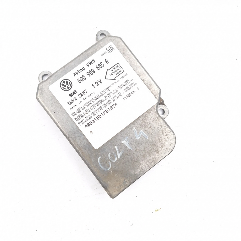 Centralina Airbag VW GOLF 4 1997 - 2004 6Q0909605A, 5WK42867, 19000408B, 00319D1FBTB7