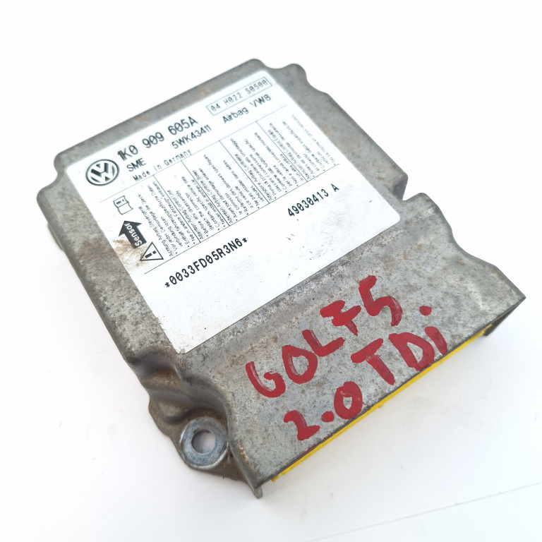 Centralina Airbag VW GOLF 5 2003 - 2009 1K0909605A, 5WK43411, 04H022S0500