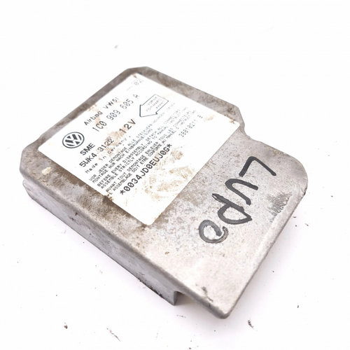 Centralina Airbag VW LUPO (3L, 6X, 6E) 1998 - 2005 1C0909605A, 5WK43122, 38010211B, 0034JD0EUJ0G