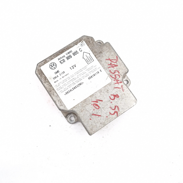 Centralina Airbag Vw Passat B5, B5.5 1996-2005 1C0909605C, 5Wk43130, 45010110E, 0034Ld053Zwu Sme