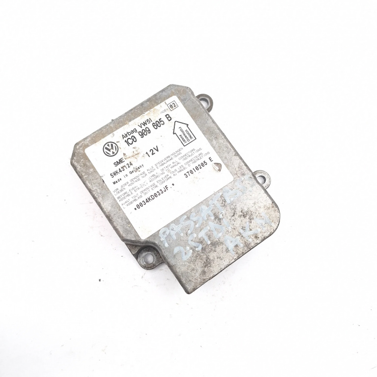 Centralina Airbag Vw Passat B5, B5.5 1996-2005 1C0909605B, 5Wk43124, 37010205E, 0034Kd033Jf Sme