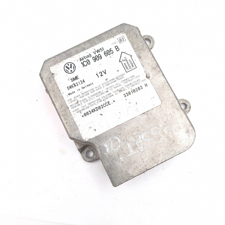 Centralina Airbag VW PASSAT B5, B5.5 1996 - 2005 1C0909605B, 5WK43124, 33010203H, 0034KD02CCE