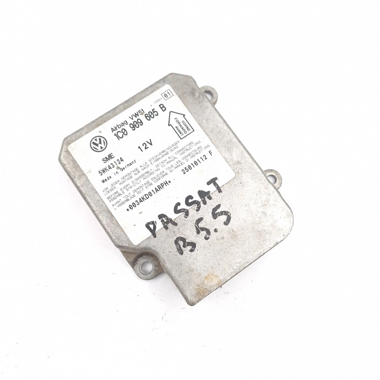Centralina Airbag VW PASSAT B5, B5.5 1996 - 2005 1C0909605B, 5WK43124, 25010112F, 0034KD01ARPH