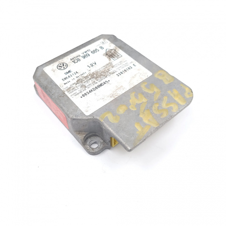 Centralina Airbag Vw Passat B5, B5.5 1996-2005 1C0909605B, 5Wk43124, 22010102E, 0034Kd00Mda