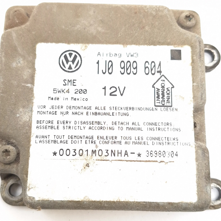Centralina Airbag VW PASSAT B5, B5.5 1996 - 2005 1J0909604, 5WK4200, 00301M03NHA, 36980304