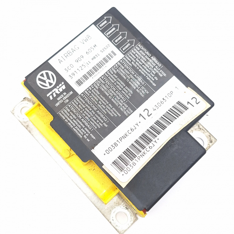 Centralina Airbag VW PASSAT B6 2005 - 2010 3C0909605M, 3C0909605M391125, 11H031S2522, 003B1PNKC6JY, 4306310P1, 4306310P, 39112511, 30160262KY