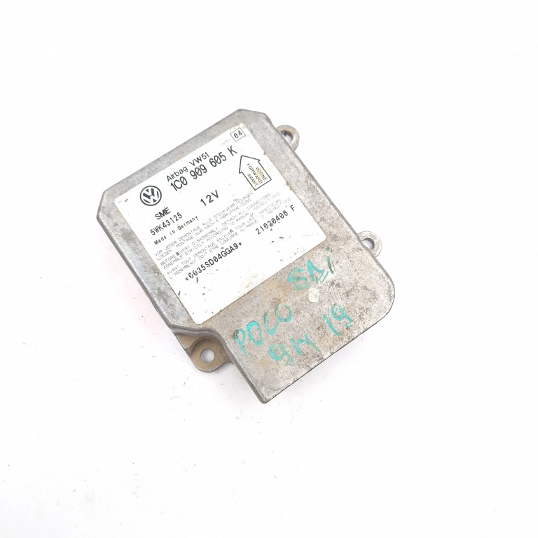 Centralina Airbag VW POLO (9N, 9N3) 2002 - 2010 1C0909605K, 5WK43125, 21020406F, 0035SD04GGA9